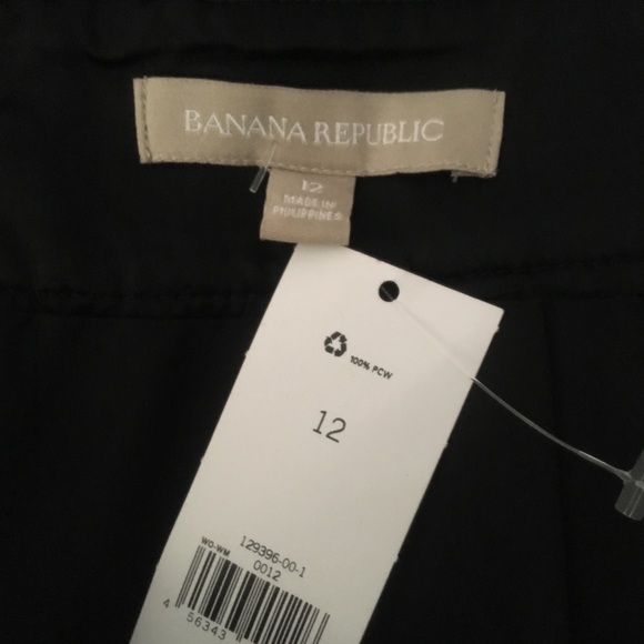 NWT Banana Republic Blue Black Tweed Skirt 12 New - Picture 3 of 5